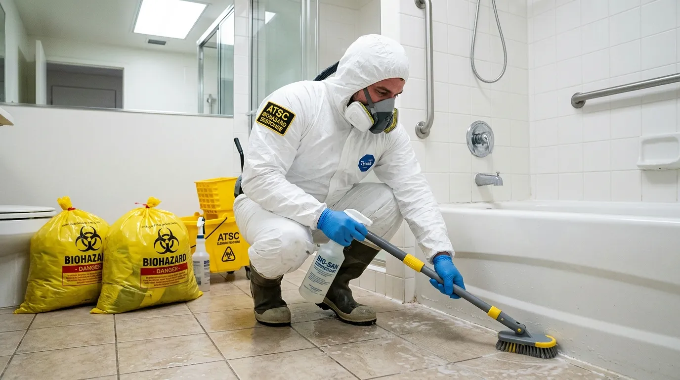 Decontamination equipment deployed for Blood Cleanup in Guadalupe